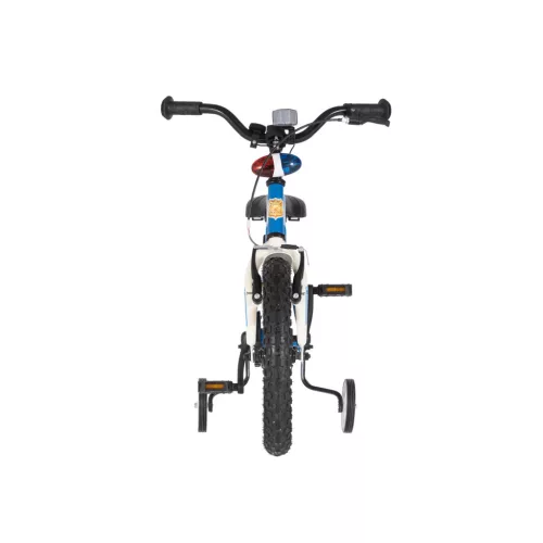 KPC FluoBike Police szirénás VILÁGÍTÓS 16 kék fluoreszkáló gyermek kerékpár