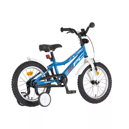 KPC FluoBike Police szirénás VILÁGÍTÓS 16 kék fluoreszkáló gyermek kerékpár