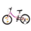 KPC FluoBike Kitty cicás VILÁGÍTÓS 16 rózsaszín fluoreszkáló gyermek kerékpár