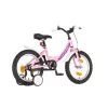 KPC FluoBike Kitty cicás VILÁGÍTÓS 16 rózsaszín fluoreszkáló gyermek kerékpár