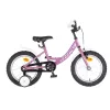 KPC FluoBike Rabbit nyuszis VILÁGÍTÓS 16 lila fluoreszkáló gyermek kerékpár