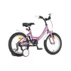 KPC FluoBike Rabbit nyuszis VILÁGÍTÓS 16 lila fluoreszkáló gyermek kerékpár