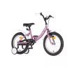 KPC FluoBike Rabbit nyuszis VILÁGÍTÓS 16 lila fluoreszkáló gyermek kerékpár