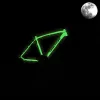 Visitor FluoBike Man férfi VILÁGÍTÓS trekking kerékpár fluoreszkáló fehér