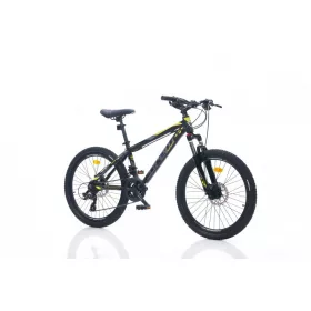   Corelli Felix 1.2 24 MTB gyerek könnyűvázas kerékpár Fekete-Neonsárga