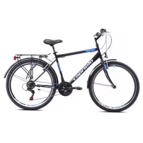   Capriolo Metropolis 21" férfi városi kerékpár Fekete
