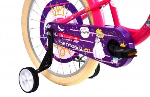 Adria Fantasy 20 hercegnős gyerek kerékpár Rózsaszín-Lila