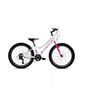 Capriolo Diavolo 400 24" gyerek kerékpár Fehér-Pink