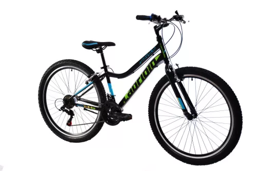 Capriolo Diavolo 600 26" gyermek MTB kerékpár 14" Fekete-Zöld
