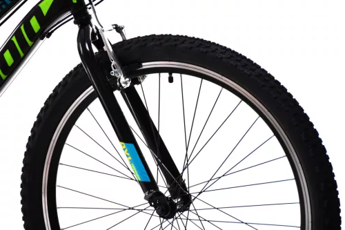 Capriolo Diavolo 600 26" gyermek MTB kerékpár 14" Fekete-Zöld