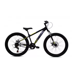   Capriolo Oxigen Disc 24" gyerek kerékpár Fekete-Sárga