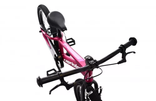 Capriolo LC KID 18" hátra tekerhető gyerek kerékpár Lila