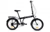 Capriolo Travel 6 sebességes 20" camping kerékpár fekete