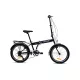 Capriolo Travel 6 sebességes 20" camping kerékpár fekete