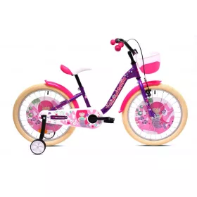 Adria Fantasy 20 hableányos gyerek kerékpár Lila-Fehér