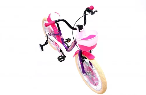 Adria Fantasy 20 hableányos gyerek kerékpár Lila-Fehér