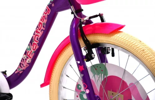 Adria Fantasy 20 hableányos gyerek kerékpár Lila-Fehér