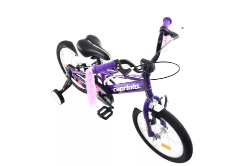 Capriolo Rocket 16" hátra tekerhető gyerek kerékpár Lila