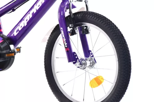 Capriolo Rocket 16" hátra tekerhető gyerek kerékpár Lila