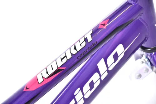 Capriolo Rocket 16" hátra tekerhető gyerek kerékpár Lila
