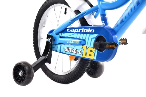 Capriolo Diavolo 16 gyerek kerékpár Kék-Sárga