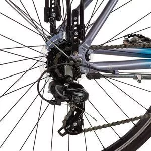 Csepel Traction 100 19" kék-ezüst férfi trekking kerékpár