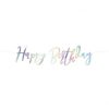 Happy birthday felirat színváltós  62 cm