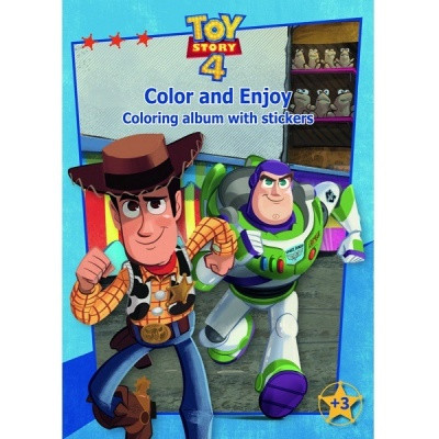Toy Story 4 matricás színező füzet Kiddo Books 1060