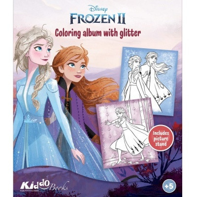 Frozen 2 glitteres színezől Kiddo Books 9071
