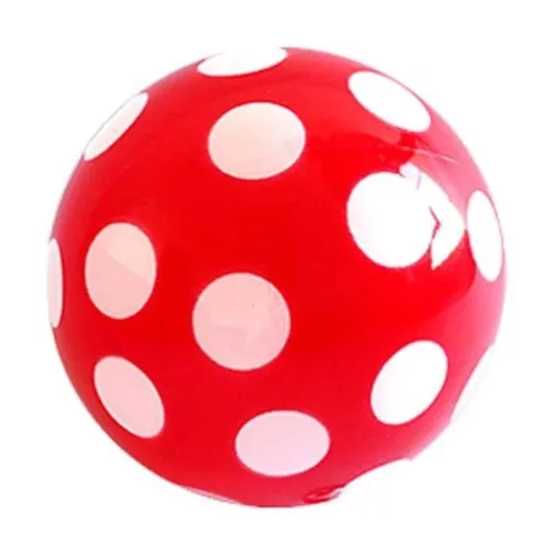 Pöttyös labda 22 cm (többféle)