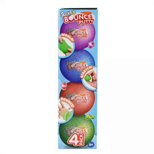 Scentos Mini ugráló, nyomkodható labda, 8 db-os