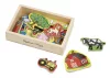 Melissa & Doug Fa készségfejlesztő játék, Mágneses farm készlet