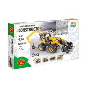   Alexander Toys Constructor Pro - Noah kotró, markolü traktor építőjáték