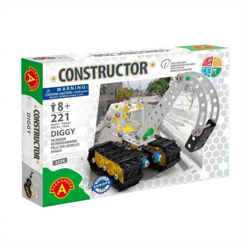 Alexander Toys Constructor - Diggy munkagép építőjáték
