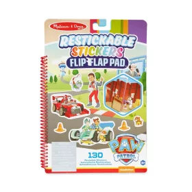   Melissa & Doug kreatív játék, újrahasználható matrica füzet, Mancs Őrjárat - Küldetések