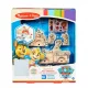 Melissa & Doug fa készségfejlesztő játék, Mancs őrjárat kifesthető fa járművek