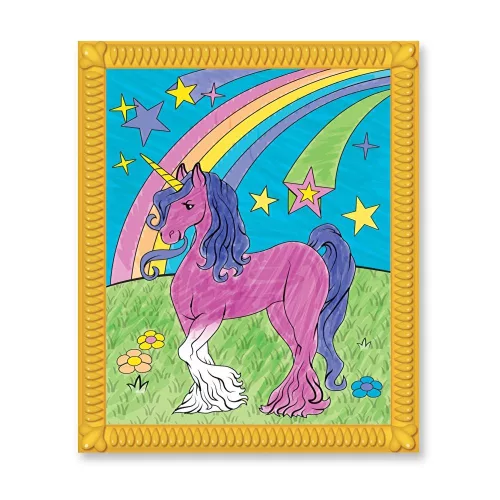 Melissa & Doug Kreatív játék, Színezz szám szerint, unikornis, cicák, balett