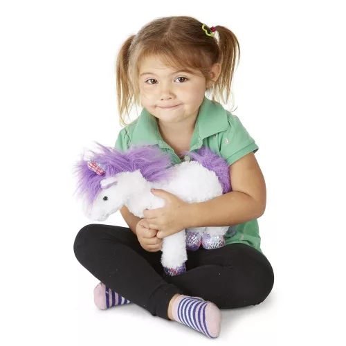 Melissa & Doug Plüss figurák, Fehér unikornis