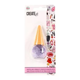   Canenco Create It! Körömlakk 1 db-os konfetti színekkel, fagyi alakú (6 féle)