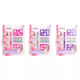   Canenco Create it! Tetováló zseléstoll szett sablonnal és ékkövekkel - többféle