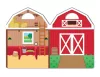 Melissa & Doug Kreatív játék, Pufi matrica készlet, farm