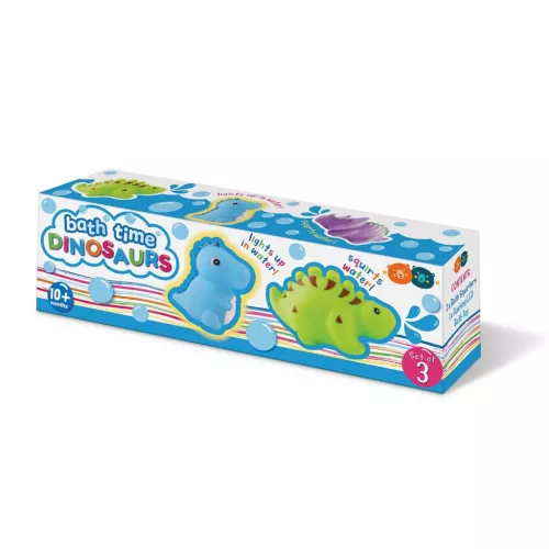 Buddy & Barney világító spriccelő dinó fürdőjáték