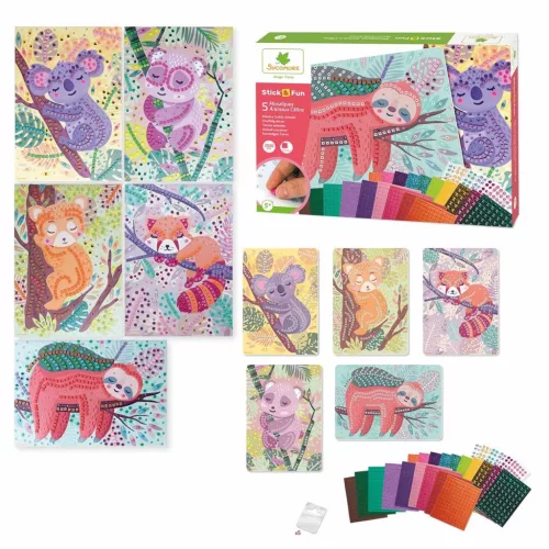 Sycomore Stick 'n fun Mozaikkép-készítő - ölelnivaló állatok