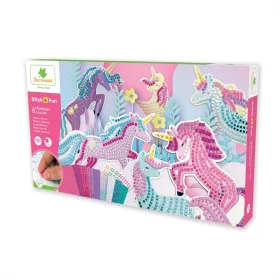   Sycomore Stick'n Fun mozaikkép-készítő nagy szett - unikornisok