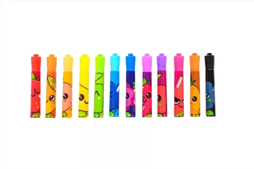 Canenco FruitySquad Illatos hegyes végű filctollak, 12 db