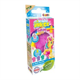   Craze Inkee vegán fürdő bomba forma - Galupy unikornis rágogumi aromával 3db-os