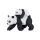 Comansi Little Wild nőstény panda bocsával figura
