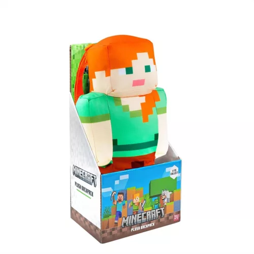Minecraft plüss hátizsák, 30 cm - többféle