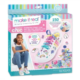   Make It Real Sticker Chic cipődíszítés - a szivárványos út divatja
