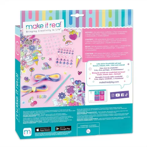 Make It Real Sticker Chic cipődíszítés - a szivárványos út divatja